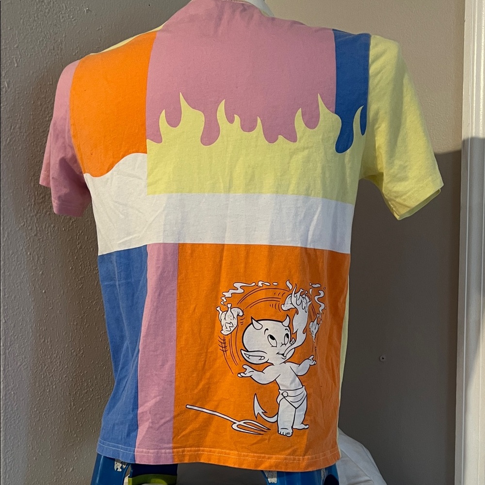 Hot Stuff Kids Colorful Graphic T-Shirt - Picture 3 of 8